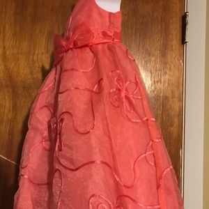 Coral rare editions dress size 4T